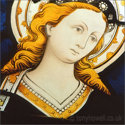 Stained Glass, Angel, Bath Abbey