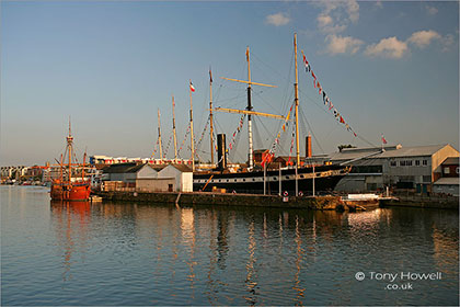 SS Great Britain low sun image
