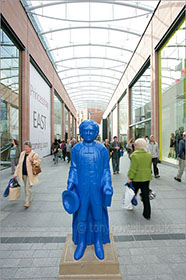 Princesshay, blue statue