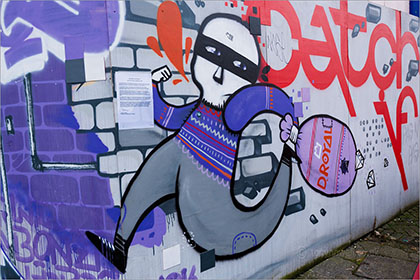 Graffiti, robber