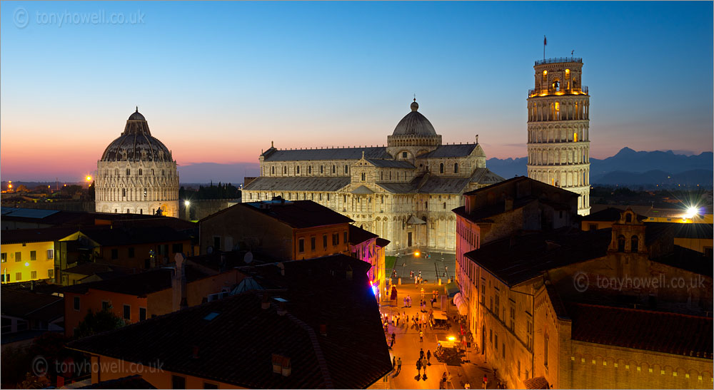 Duomo & Leaning Tower, Night