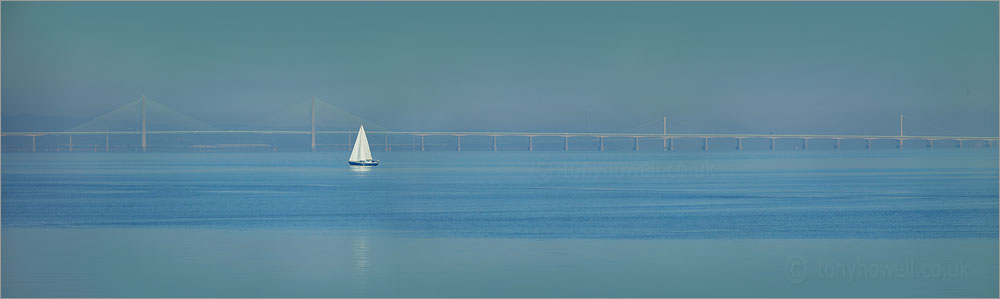 Second Severn Crossing, Yacht, Patchy Fog 