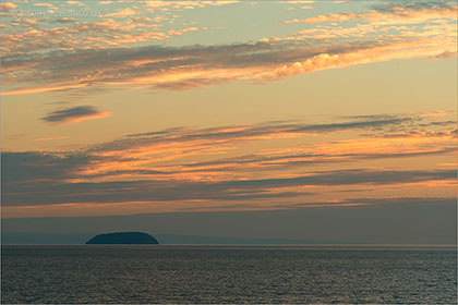 Steep Holm from Sand Bay