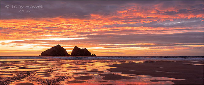 Holywell-Beach-Sunset-Cornwall