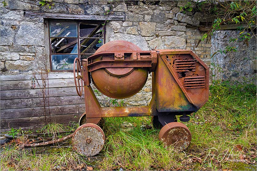 Abandoned Cement Mixer, Trewoon