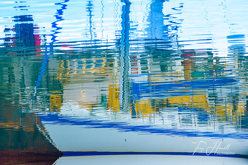 Boat Reflections, Newlyn