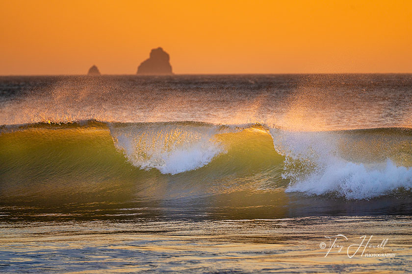 Cow and Calf, Wave, Perran Sands, Perranporth