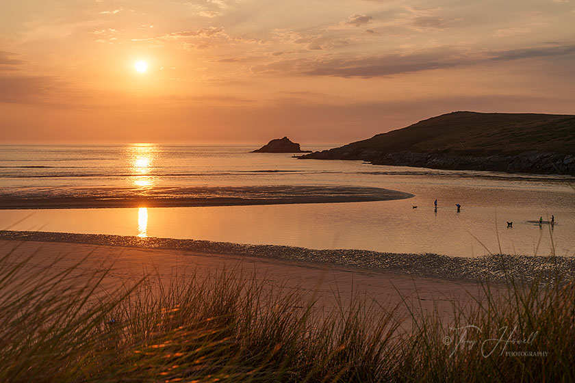 Crantock Beach, Sunset