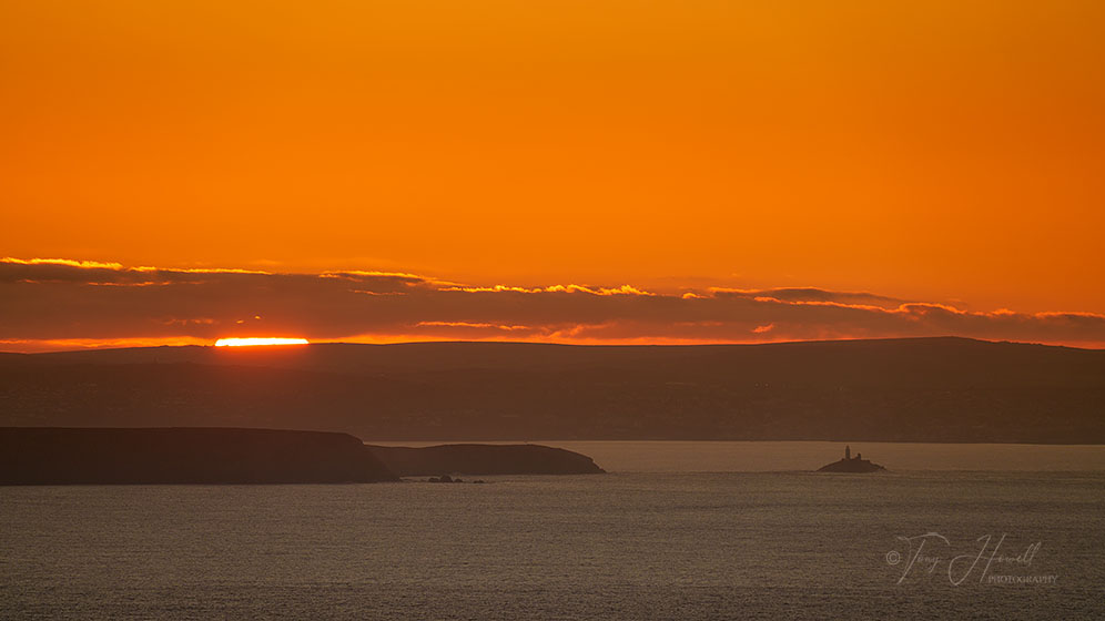 Godrevy Lighthouse, Sunset