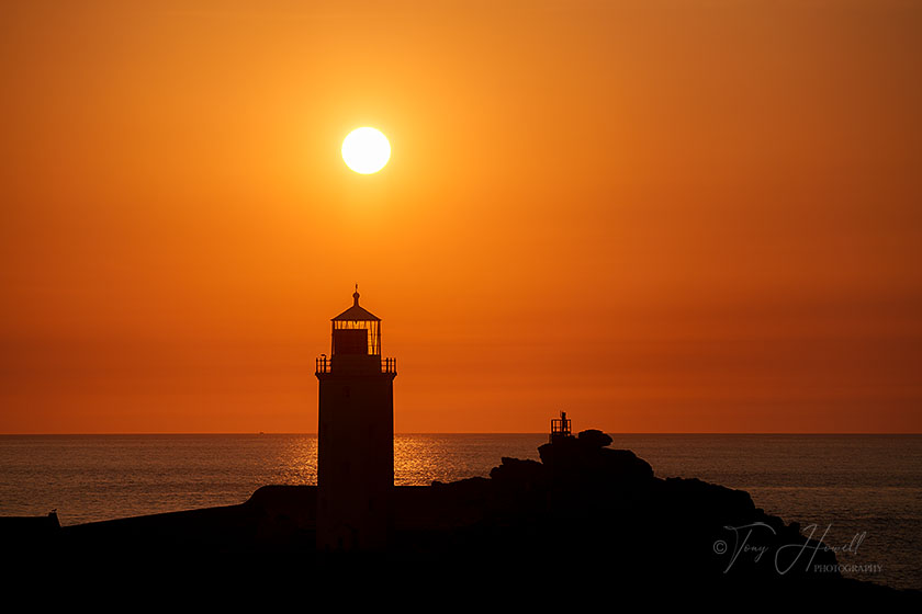 Godrevy Lighthouse, Sunset