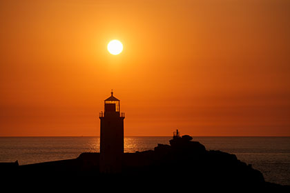 Godrevy-Lighthouse-Sunset-Cornwall