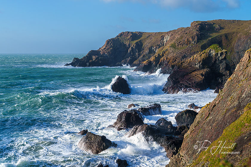 Headland, Kynance Cove, Winter Storm