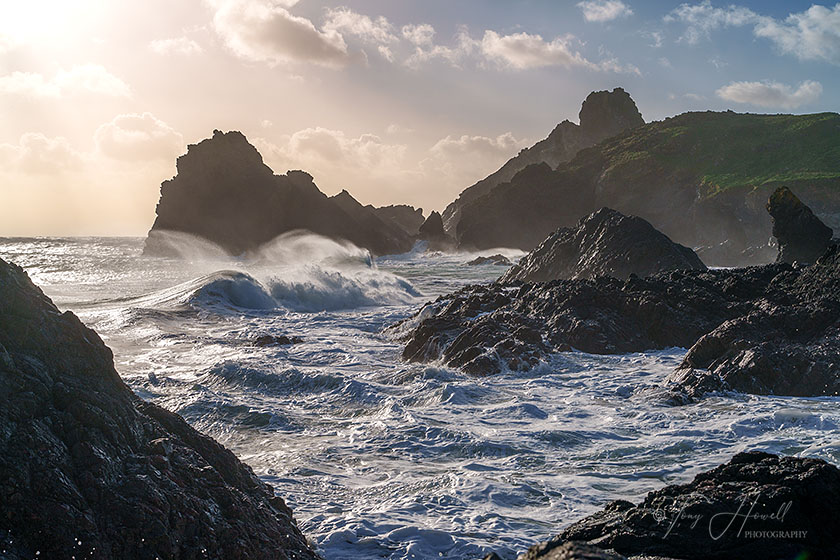 Kynance Cove, Winter Storm