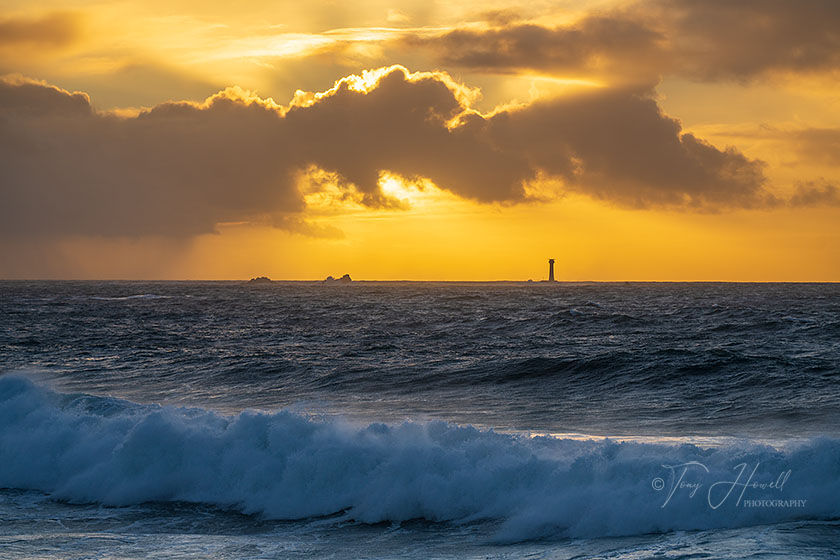 Longships Lighthouse, Sunset, Lands End