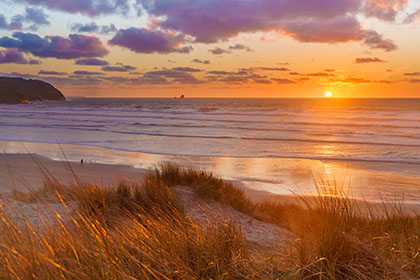 Perranporth-Beach-Sunset-Cornwall