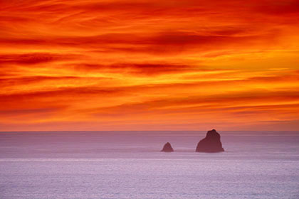 Perranporth-Sunset-Bawden-Rocks-Cornwall