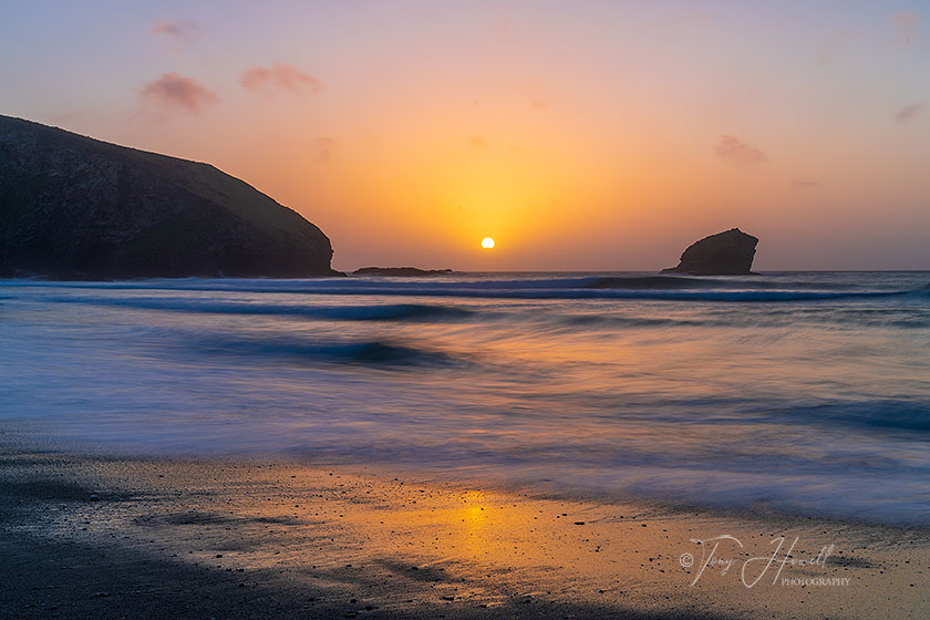 Portreath Beach, Sunset