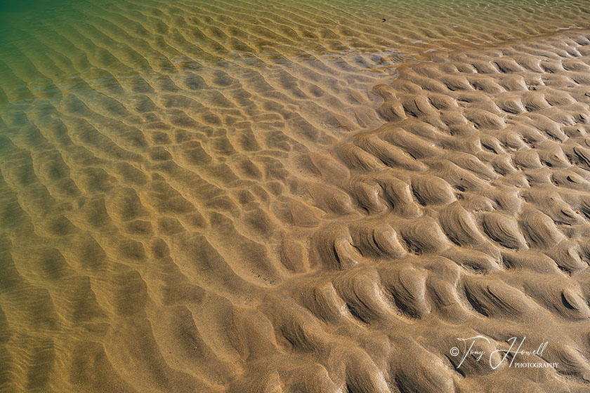 Sand Patterns, Lusty Glaze Beach