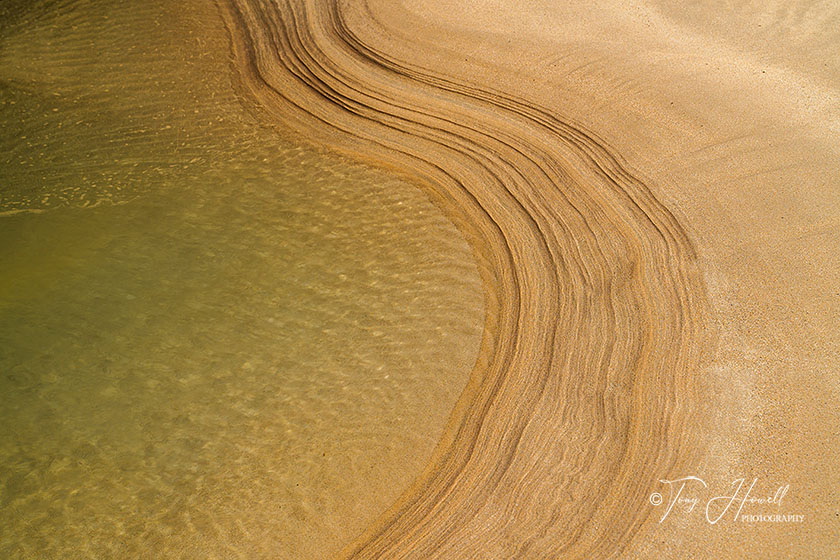 Sand Patterns, Rockpool, Bedruthan Steps Beach
