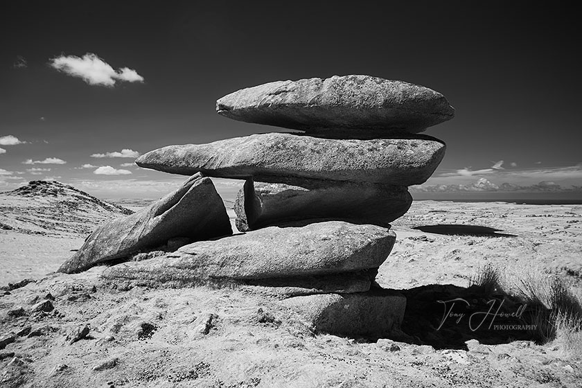 Showery Tor, Bodmin Moor (Infrared Camera, turns foliage white)