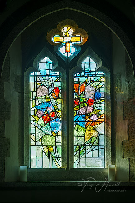 Stained Glass Window, Mawnam Church