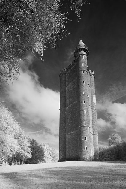 Alfreds Tower (captured with an infrared camera)