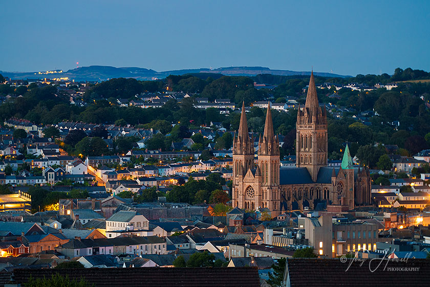 Truro Cathedral, Dusk