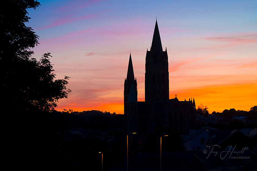 Truro Cathedral, Sunset