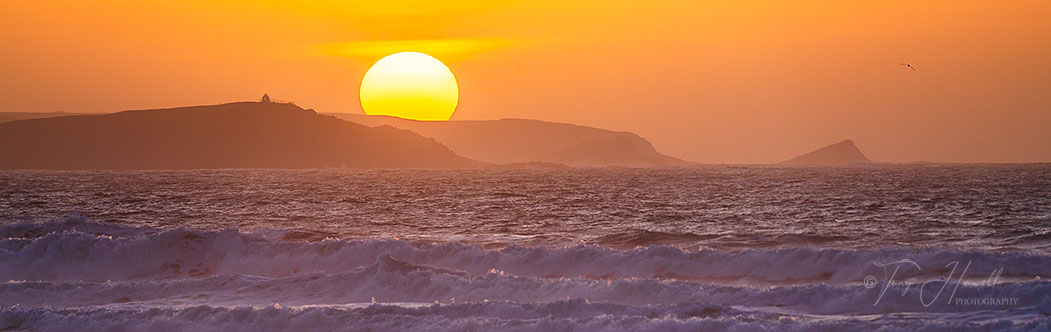 Watergate Bay, Sunset