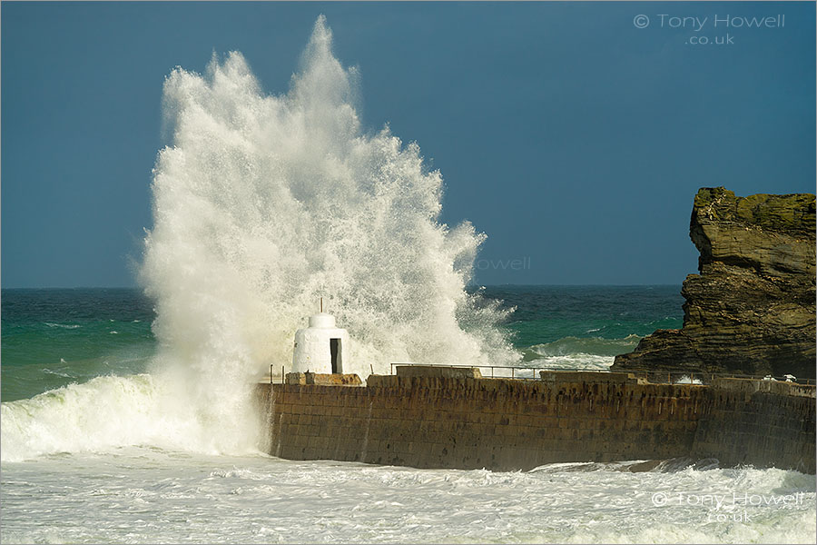 Wave Crash, Stormy Weather, Portreath