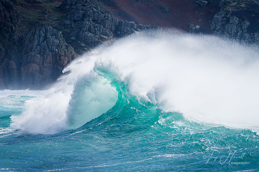 Wave, Porthcurno Beach