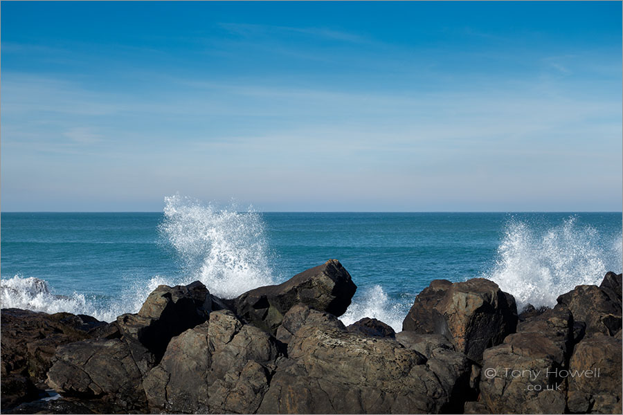 Wave Splash, Porthmeor Beach, St Ives