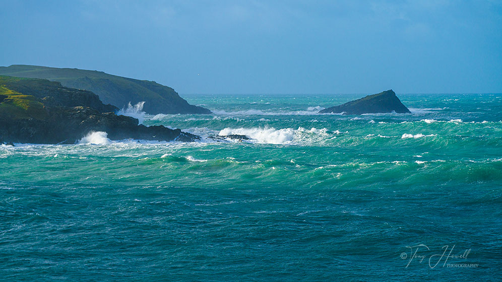 West Pentire, Kelsey Head, Stormy Sea
