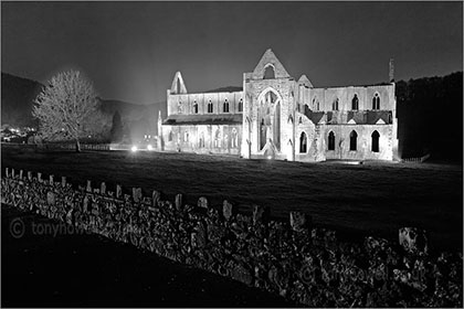 Night, Tintern Abbey