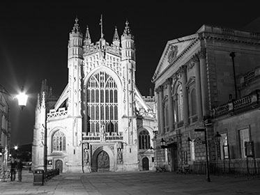 Bath Abbey, Night
