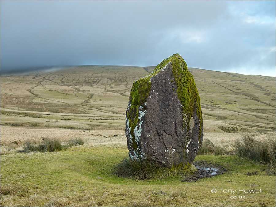 Maen Llia Standing Stone, Brecon Beacons