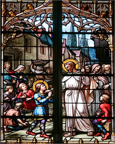 Stained Glass, Cathedrale St Corentin, Quimper