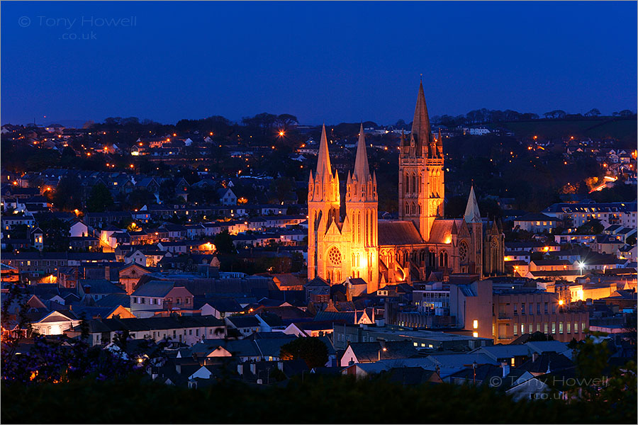 Truro Cathedral, Dusk