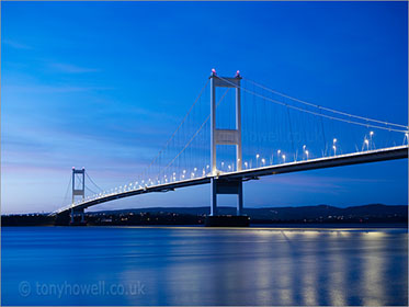 Severn Bridge Illuminated